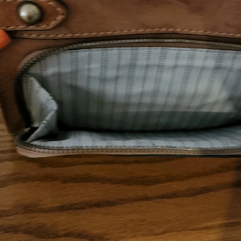 Frye Tan Leather Crossbody Bag - Picture 13 of 14